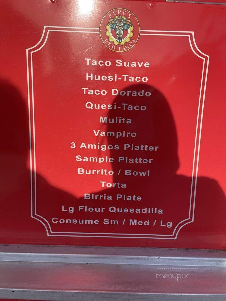 Pepe's Red Tacos - Los Angeles, CA menu_pic