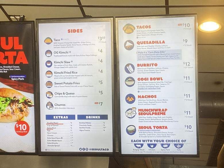 Seoul Taco - Naperville, IL menu_pic