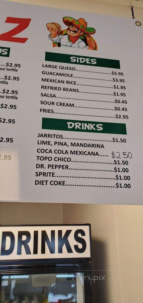 Taquerias Cervantez - Plano, TX menu_pic