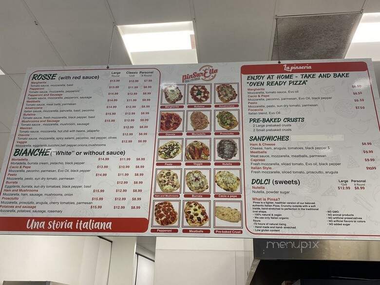 PinSarElla - Escondido, CA menu_pic