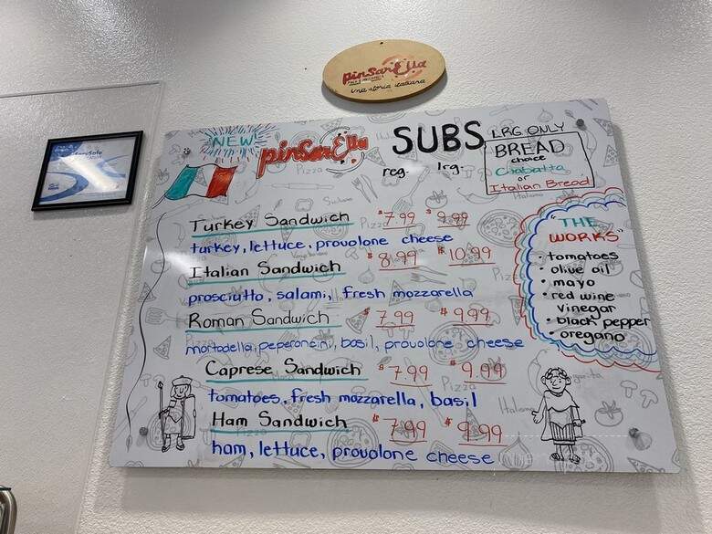 PinSarElla - Escondido, CA menu_pic