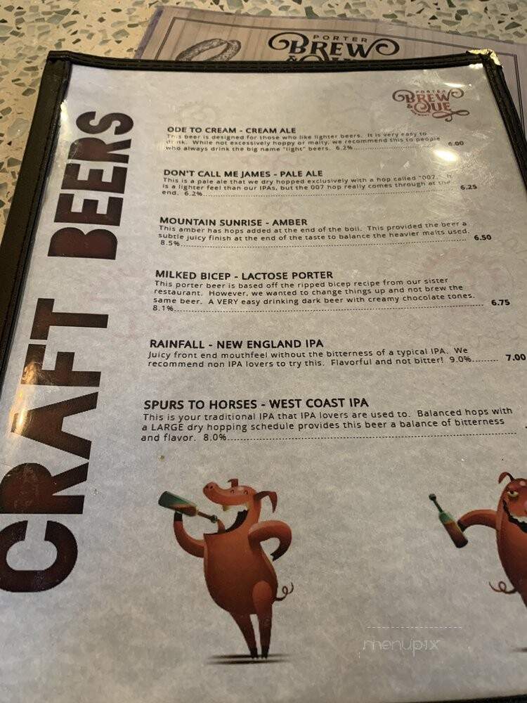 Porter Brew & Que Brewery - Dunwoody, GA