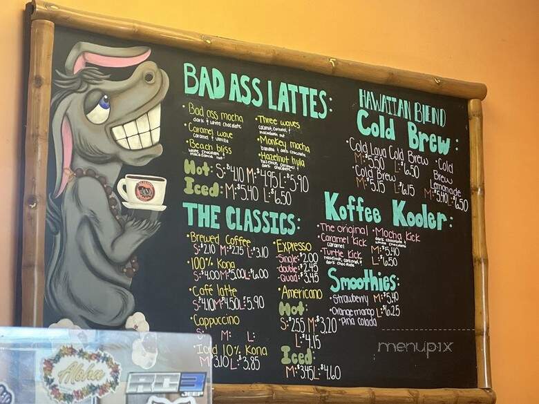 Bad Ass Coffee - Hesperia, CA menu_pic