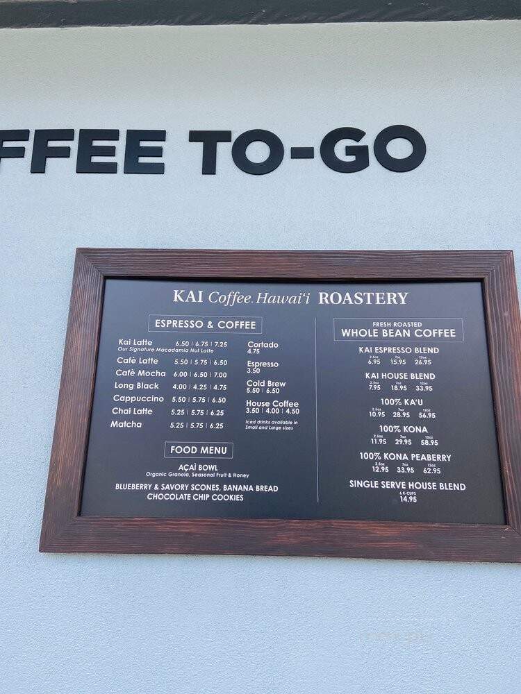 Kai Coffee - Honolulu, HI