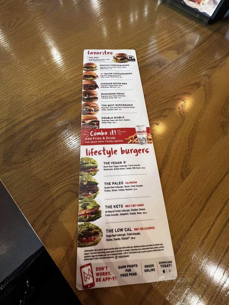 MOOYAH Burgers, Fries & Shakes - Orlando, FL menu_pic
