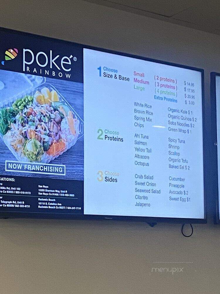 Poke Rainbow - Whittier, CA menu_pic