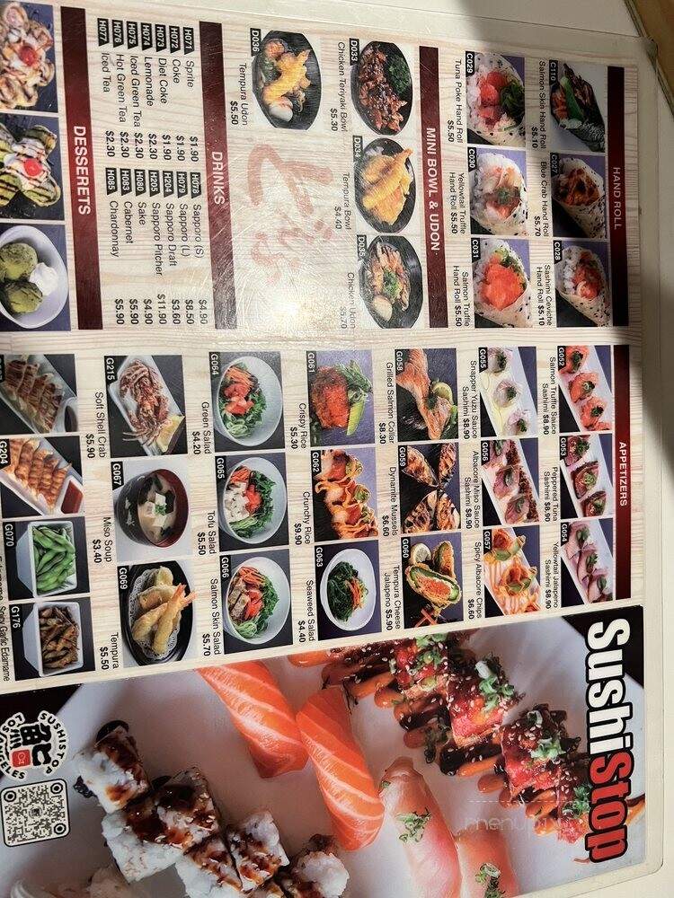 SushiStop - Burbank, CA menu_pic