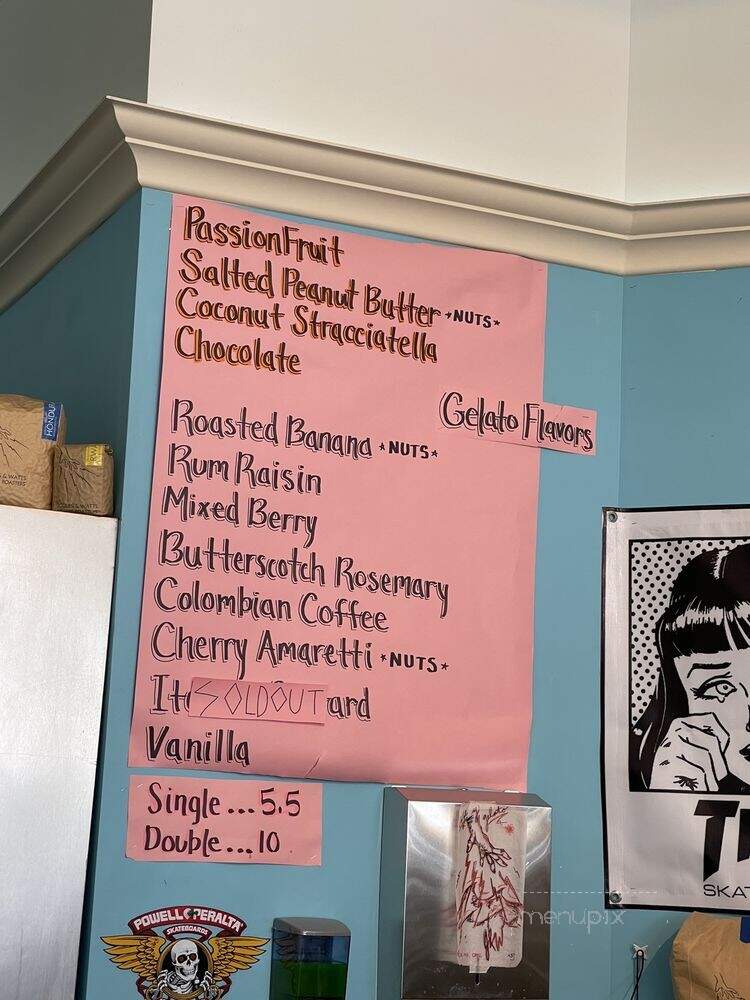 Joules & Watts Coffee - Malibu, CA menu_pic