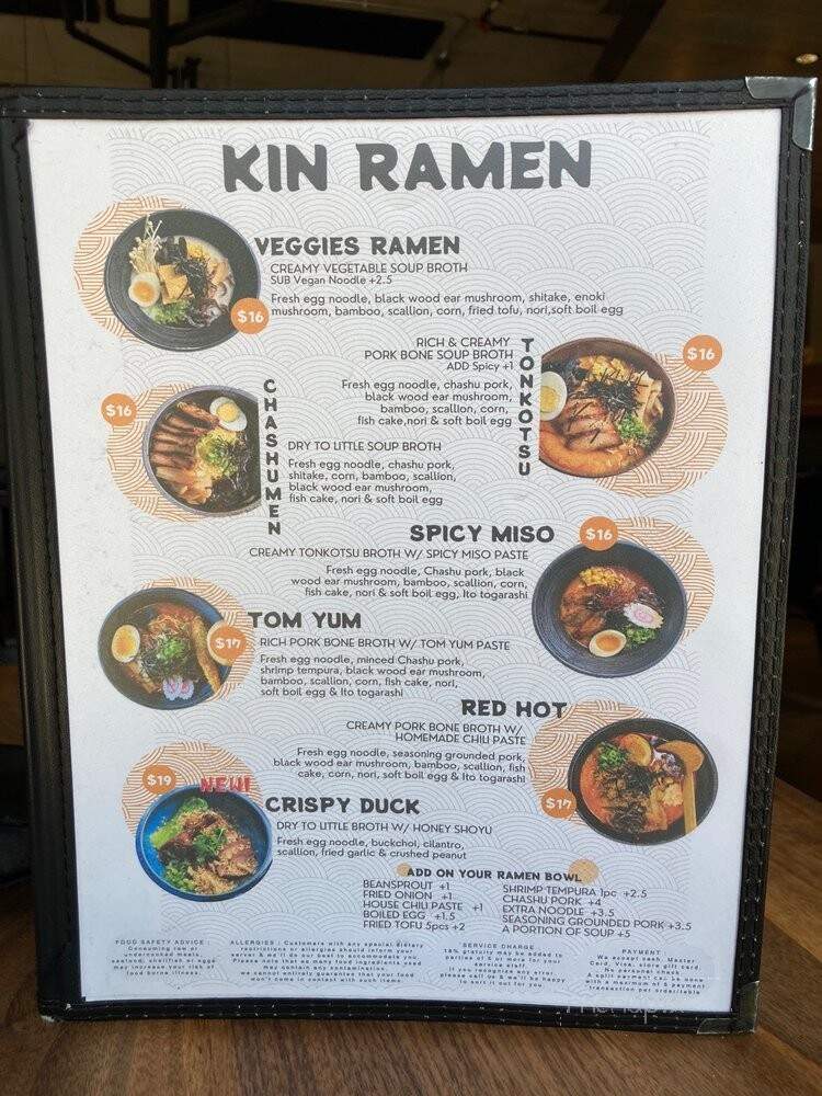 Kin by Rice n Roll - Wauwatosa, WI menu_pic