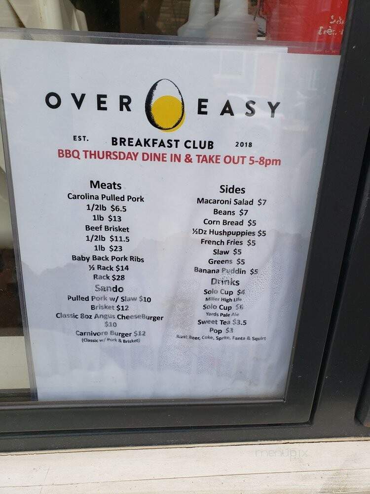 Over Easy Breakfast Club - Philadelphia, PA