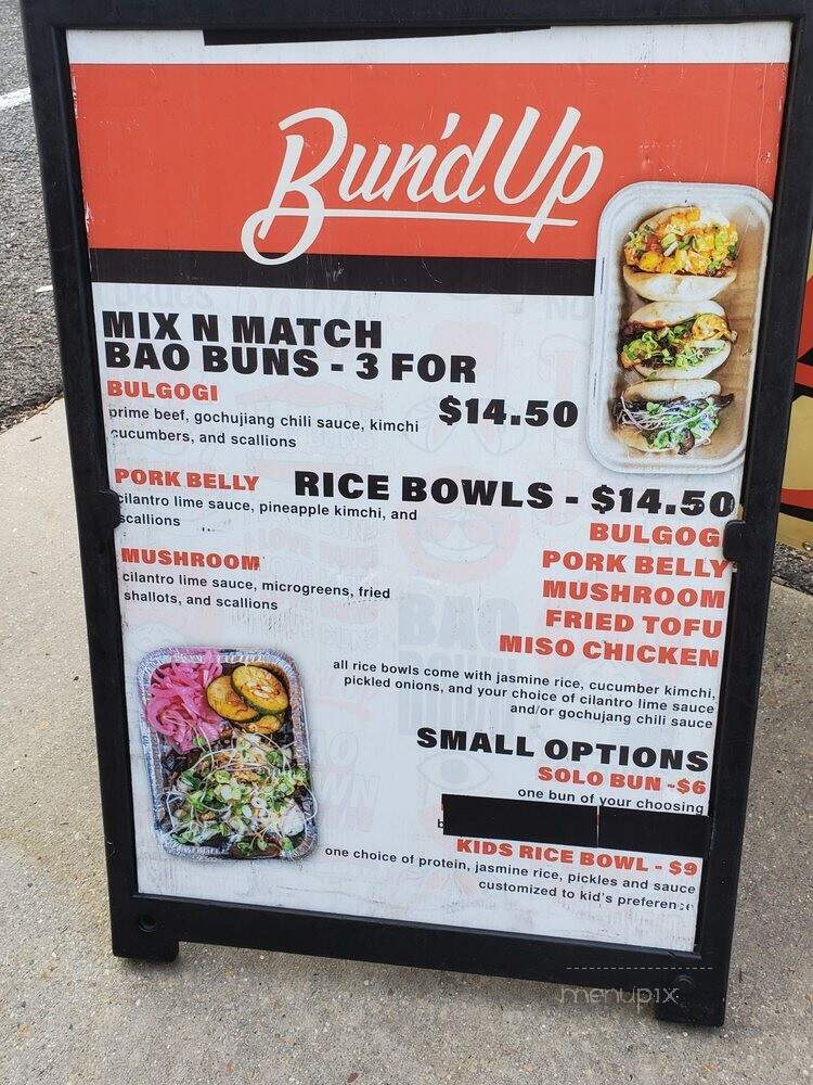 Bun'd Up - Washington, DC menu_pic