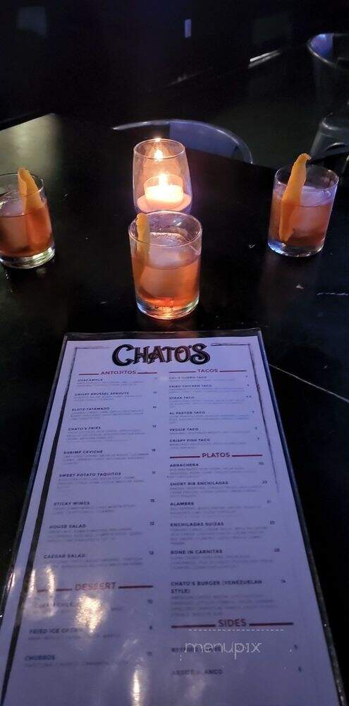 Chato's Bar and Grill - Santa Ana, CA menu_pic