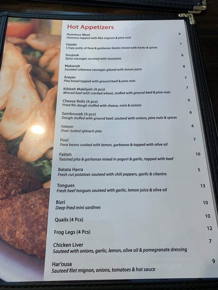 Mona's Kitchen - Los Angeles, CA menu_pic