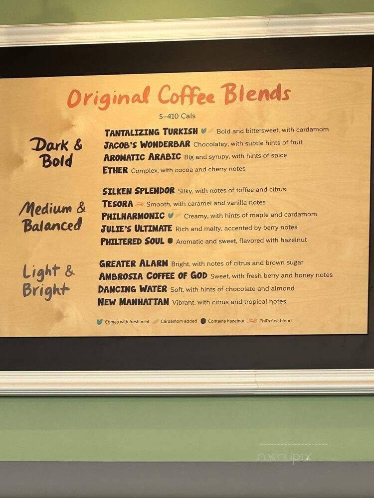 Philz Coffee - San Ramon, CA menu_pic