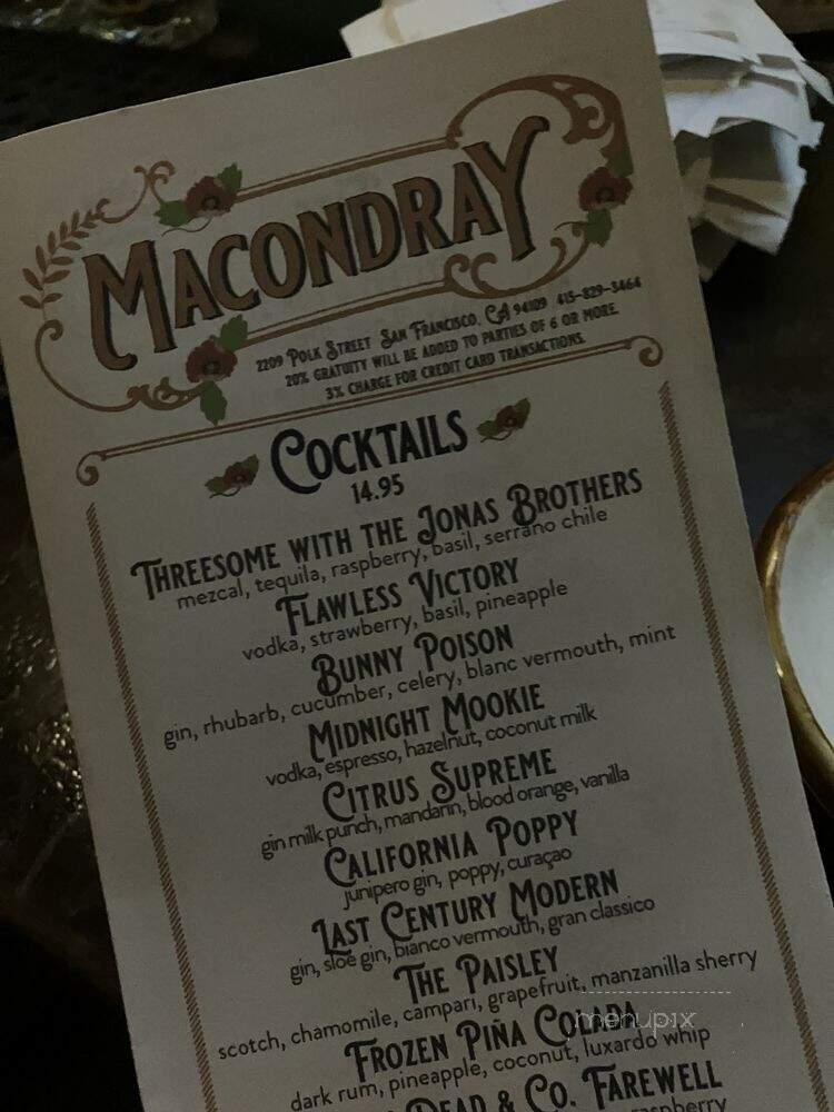 Macondray - San Francisco, CA