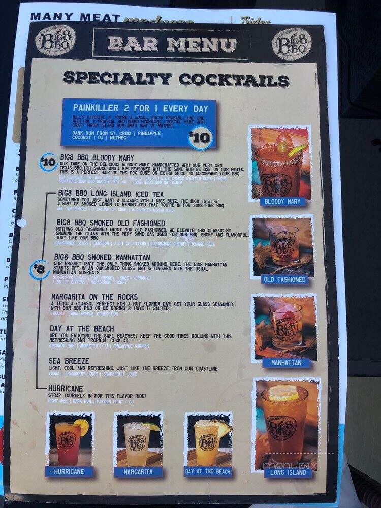 BIG8 BBQ - Cape Coral, FL menu_pic