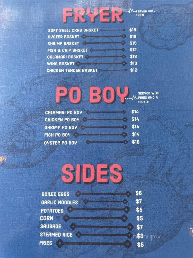Oh My Crab - Los Angeles, CA menu_pic