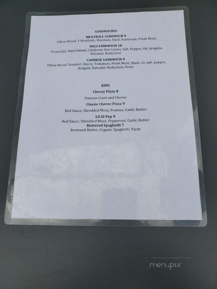 Paper Pizza - Downey, CA menu_pic