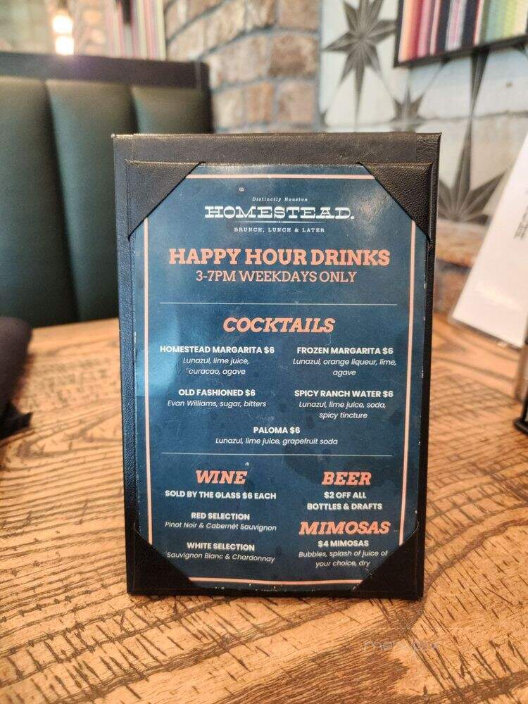 Homestead Kitchen & Bar - Houston, TX