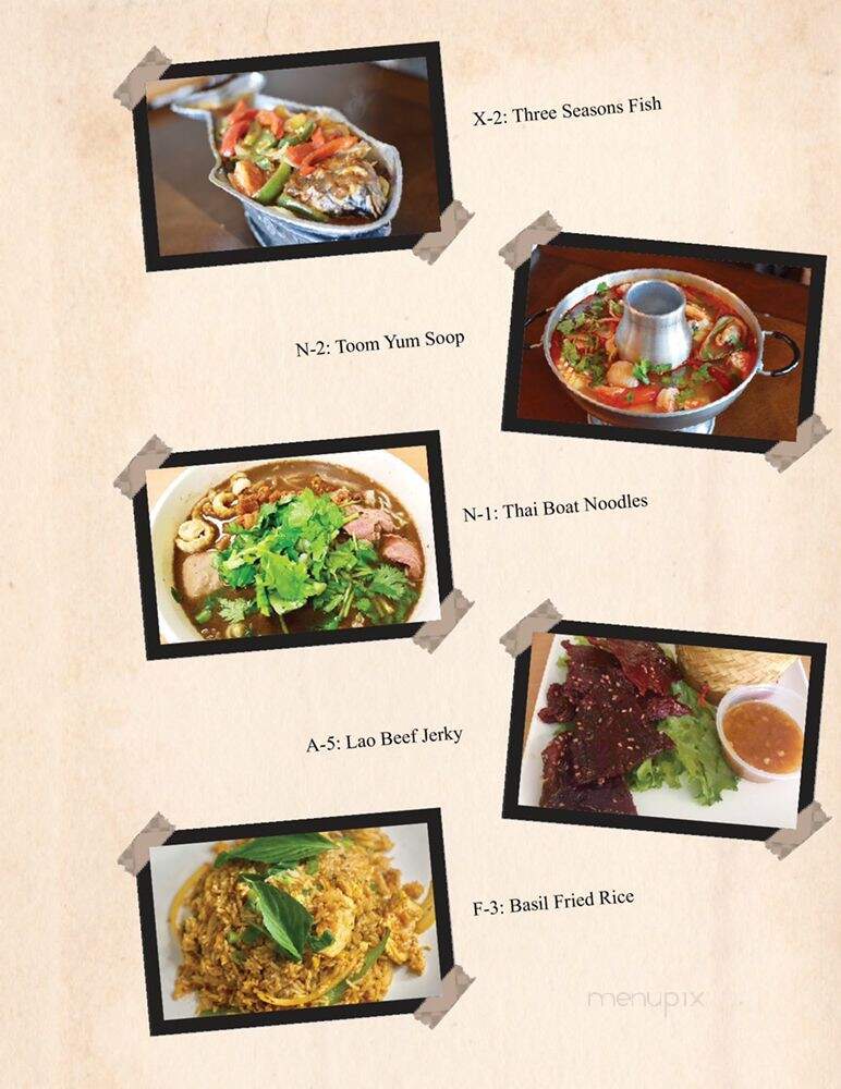 Thai Bowl - Clarksville, TN menu_pic