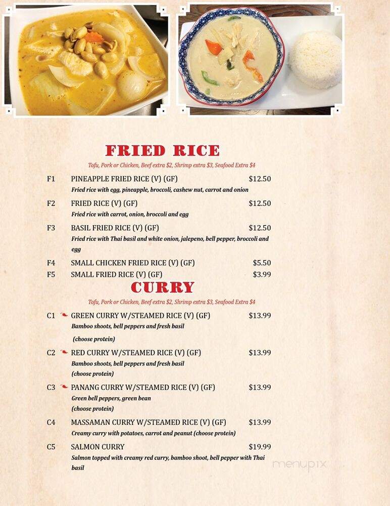Thai Bowl - Clarksville, TN menu_pic