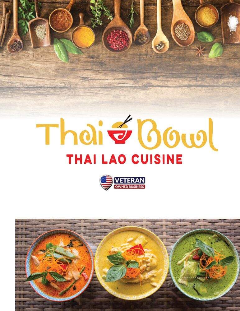 Thai Bowl - Clarksville, TN menu_pic