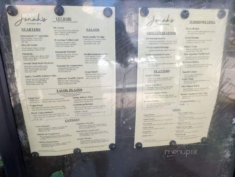 Jonah's Kitchen - Santa Monica, CA menu_pic
