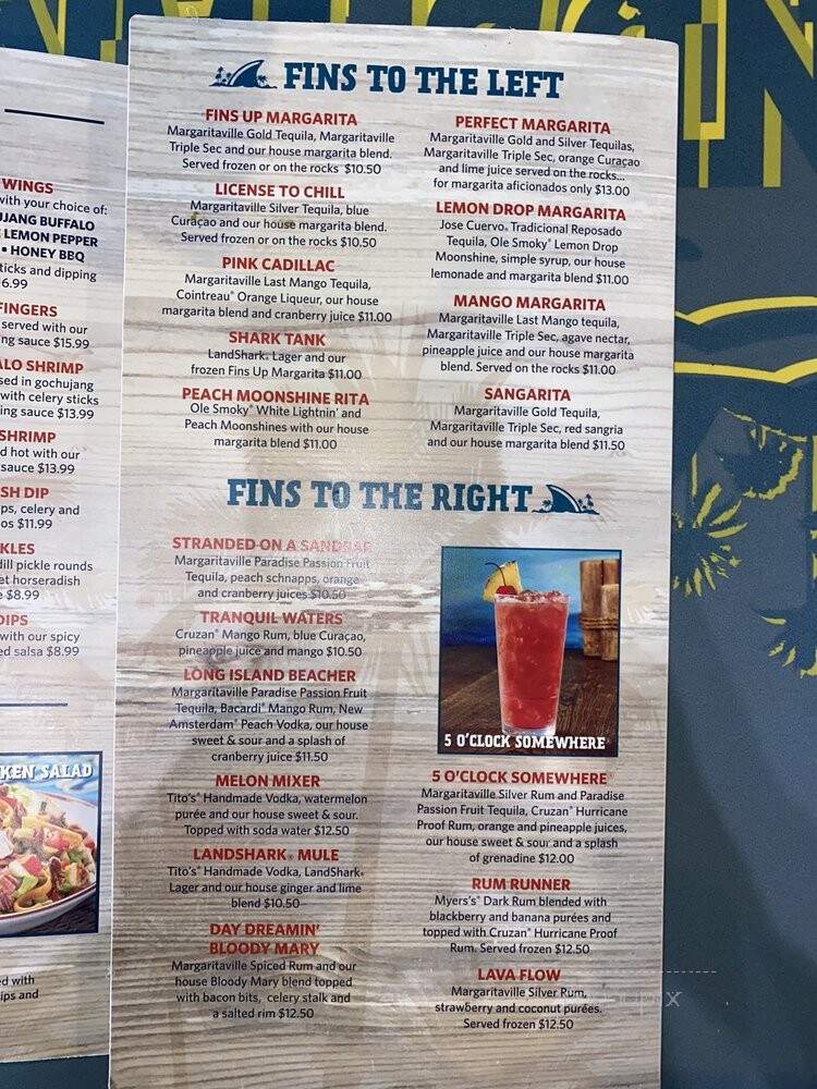 LandShark Bar & Grill - Buford, GA menu_pic