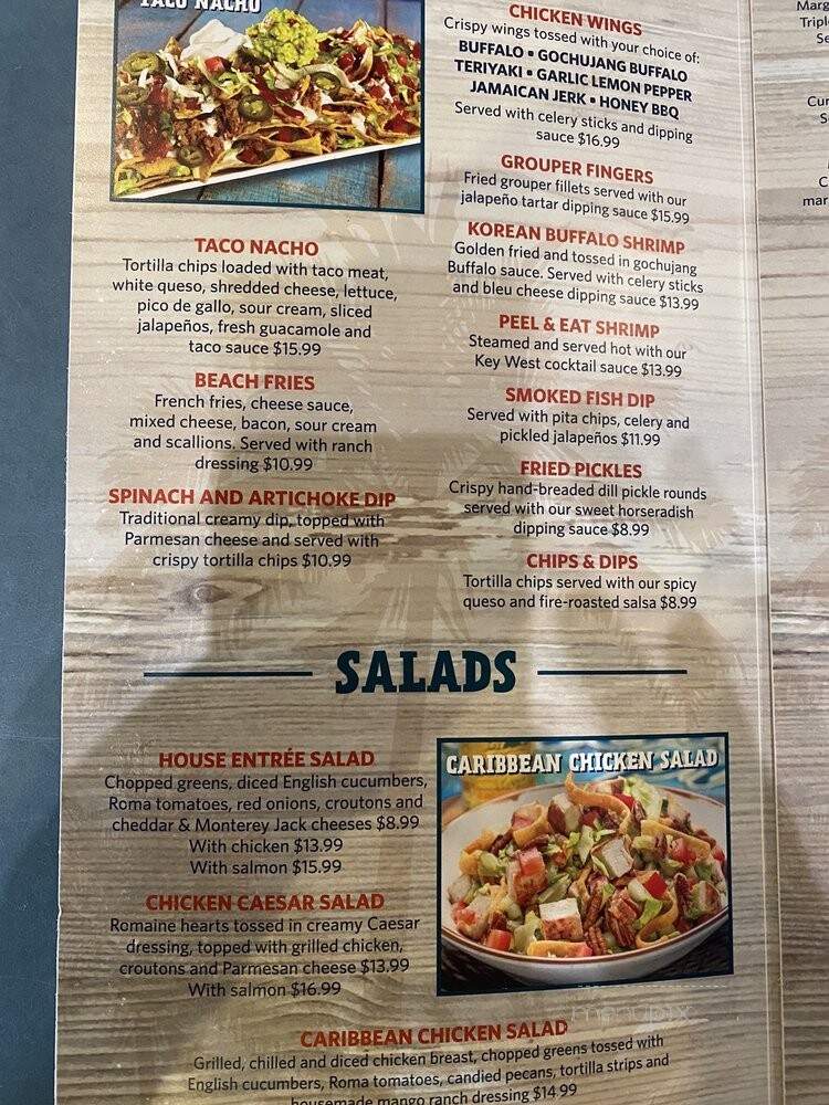 LandShark Bar & Grill - Buford, GA menu_pic