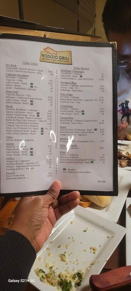 Rodizio Grill - Annapolis, MD menu_pic