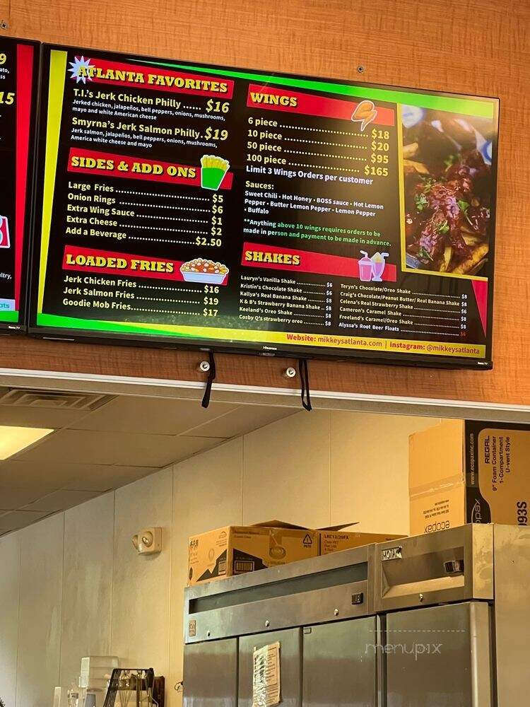 Mikkeys - Smyrna, GA menu_pic