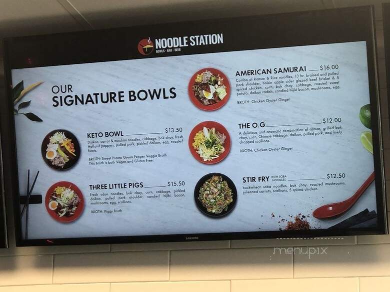 Noodle Station - Oakland Park, FL menu_pic
