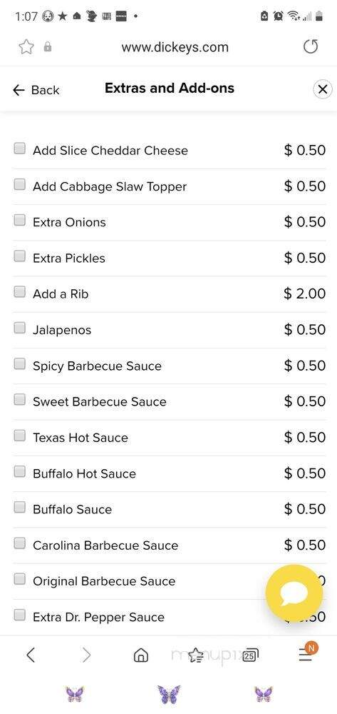 Dickey's Barbecue Pit - Vallejo, CA menu_pic