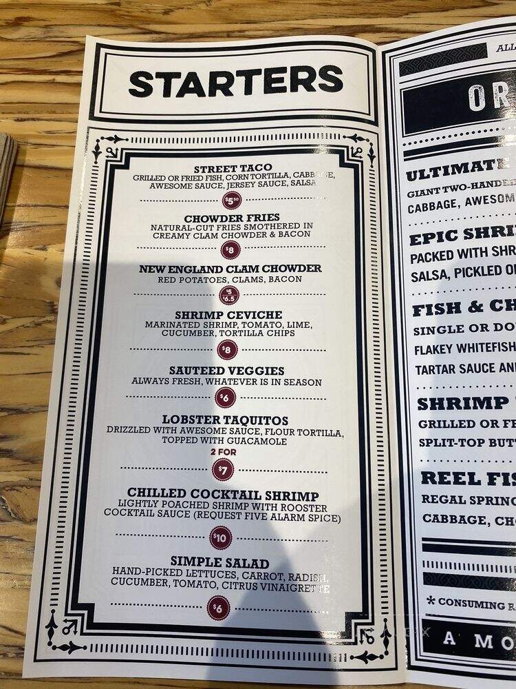 Slapfish - Pooler, GA menu_pic