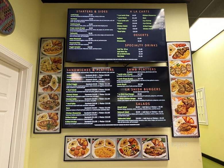 La Shish Kabab - Hapeville, GA menu_pic