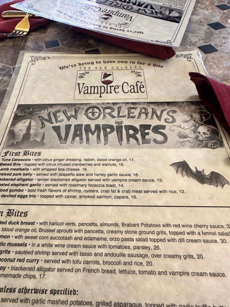 The New Orleans Vampire Cafe - New Orleans, LA