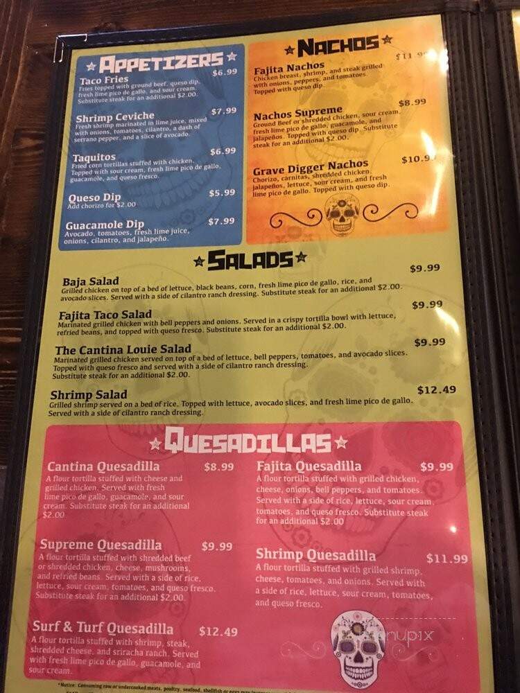 Cantina Louie - Asheville, NC menu_pic