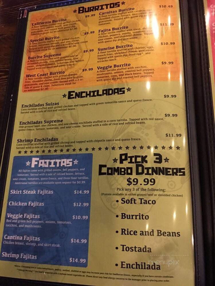 Cantina Louie - Asheville, NC menu_pic