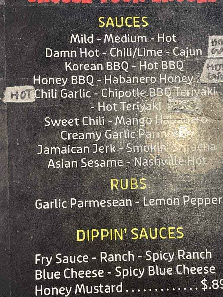 The Chicken Shack - Las Vegas, NV menu_pic