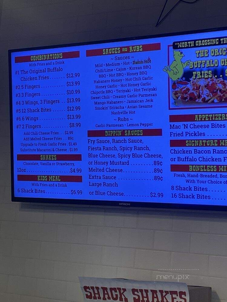 The Chicken Shack - Las Vegas, NV menu_pic