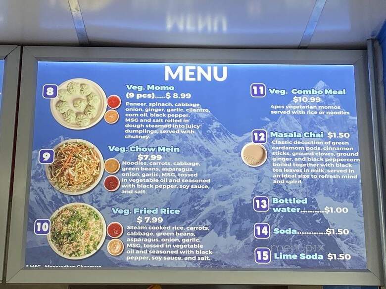 The Everest Momo - Rancho Cordova, CA menu_pic