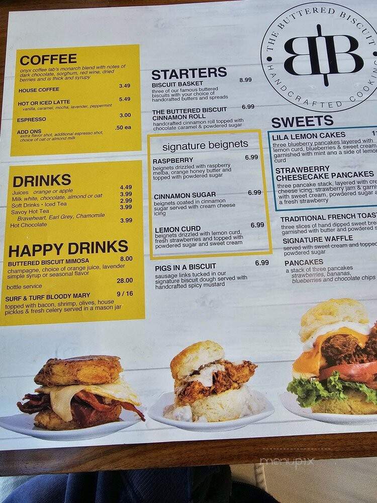 The Buttered Biscuit - Springdale, AR menu_pic