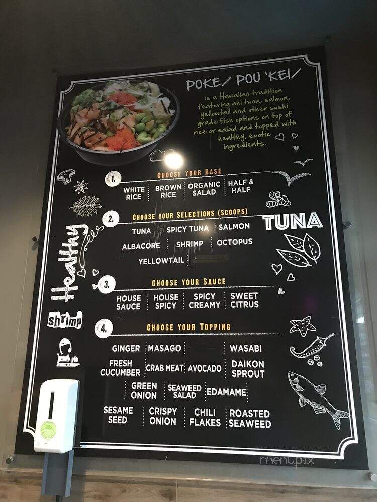 Ahipoki - Rialto, CA menu_pic