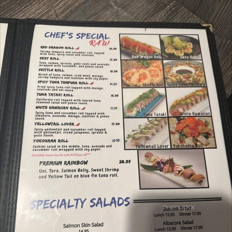 Doko Sushi - Los Angeles, CA menu_pic