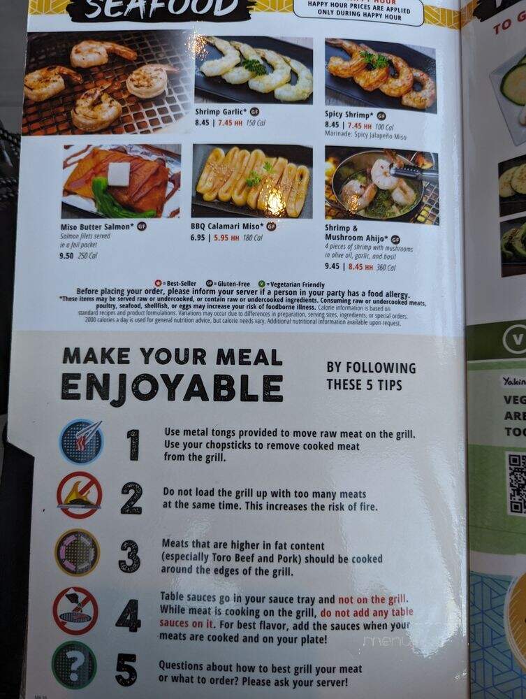 Gyu-Kaku Japanese BBQ - Charlotte, NC menu_pic