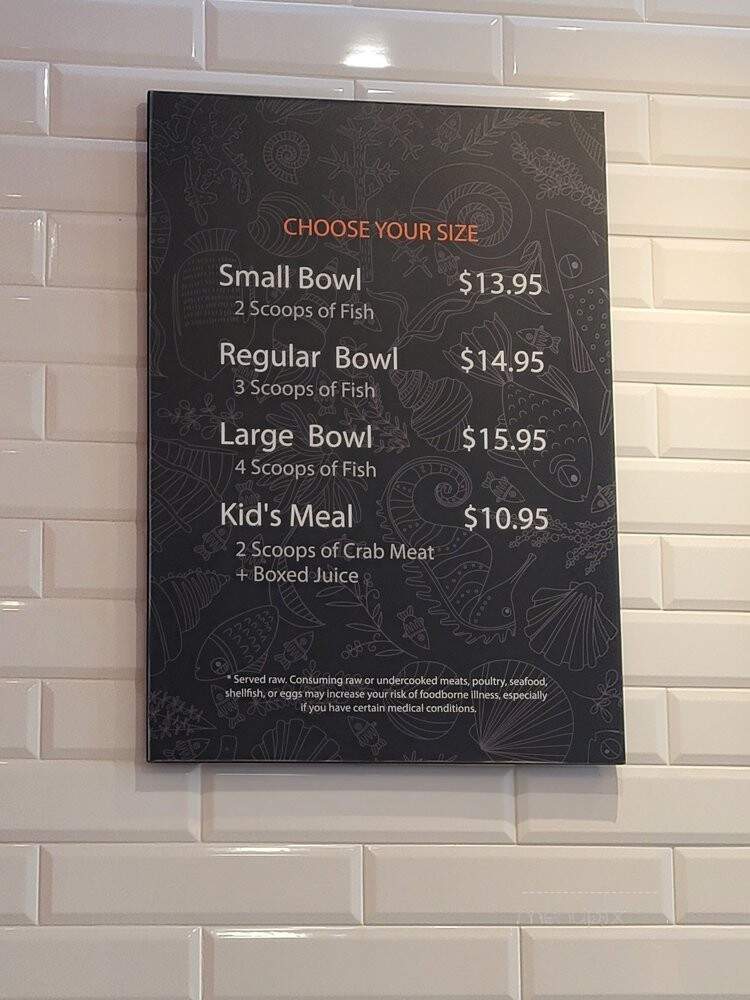 Poki One N Half - Chula Vista, CA menu_pic