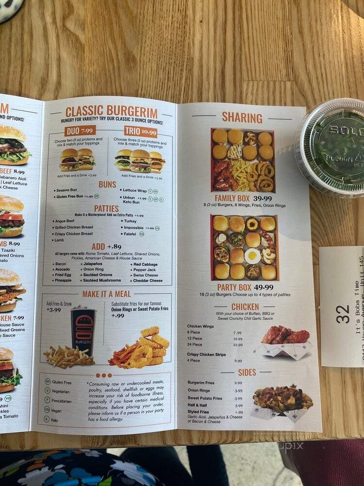 BurgerIM - Rancho Cucamonga, CA menu_pic
