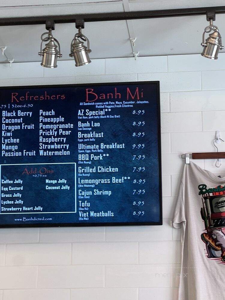 Banhdicted - Tucson, AZ menu_pic