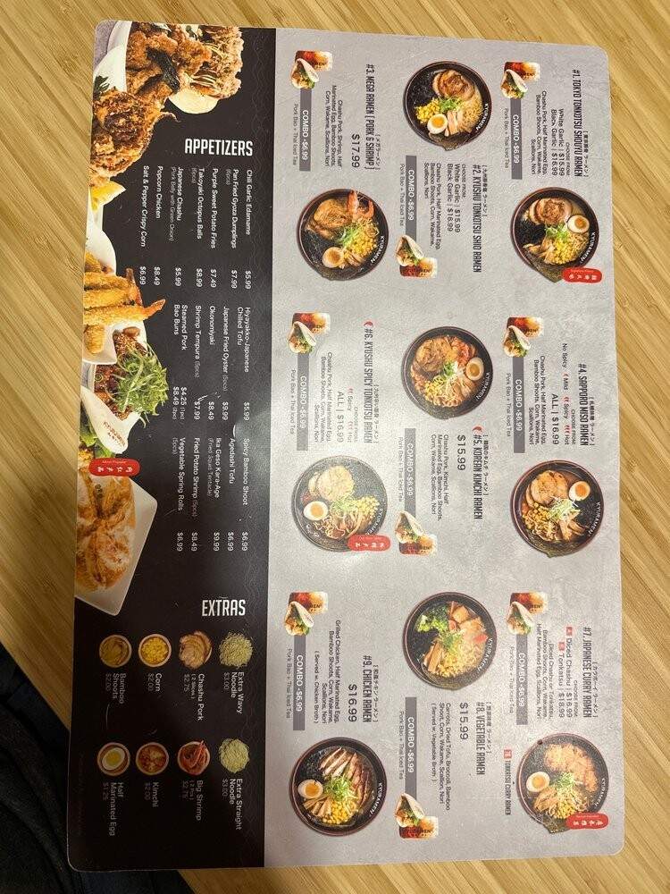 Kyu Ramen - Cherry Hill, NJ menu_pic