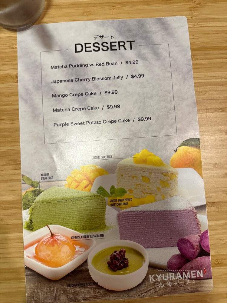 Kyu Ramen - Cherry Hill, NJ menu_pic